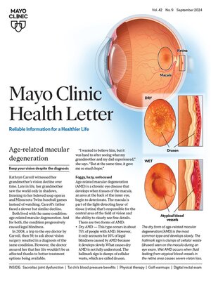 cover image of September 2024. Mayo Clinic Health Letter